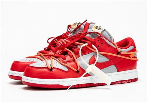 nike dunk low university red fake|off white university red dunks.